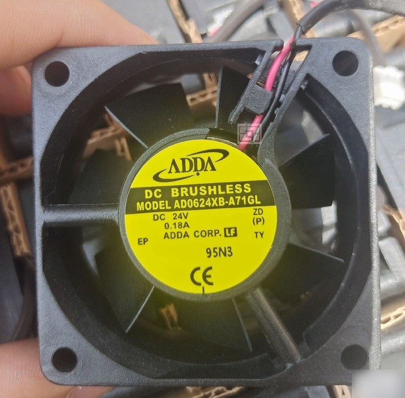 ADDA AD0624XB-A71GL 24V 0.18A 2wires cooling fan ADDA AD0624XB-A71GL 24V 0.18A 2wires cooling fan